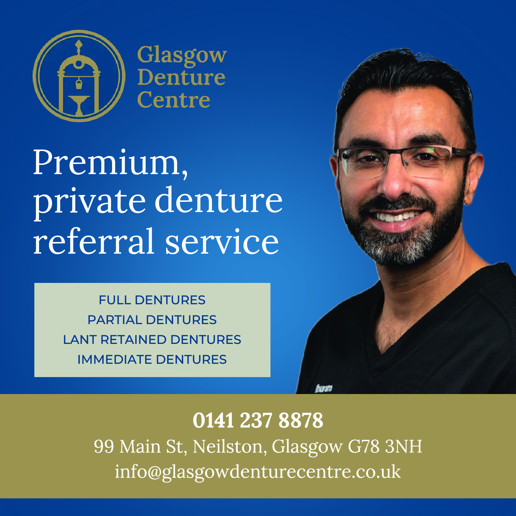 Glasgow Denture Centre - Premium private denture referral service. 